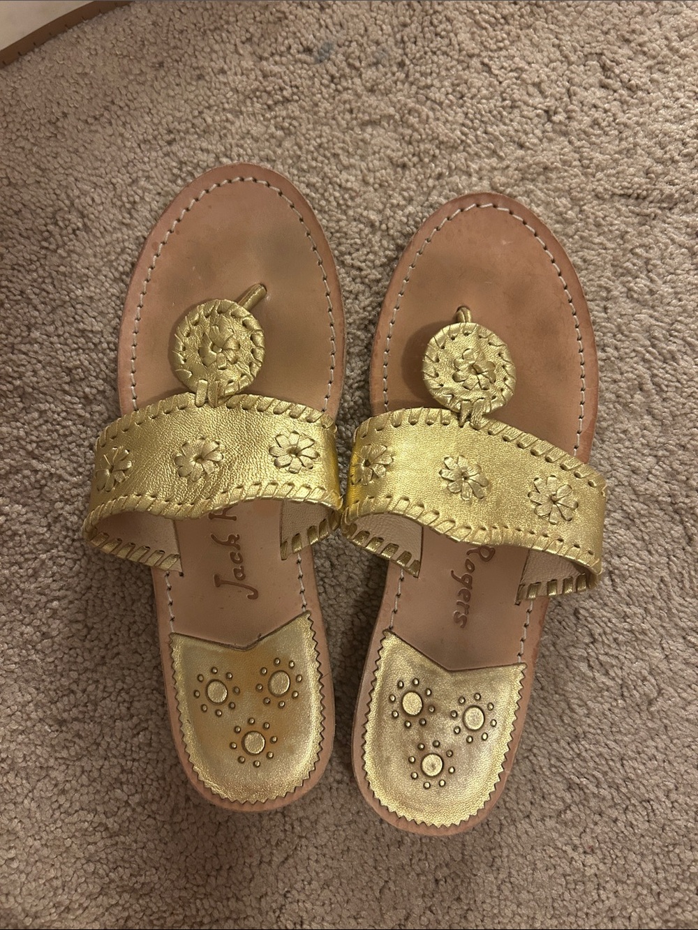 Gold Jack Rogers